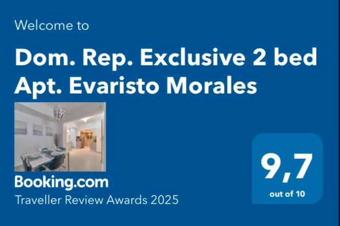 Dom. Rep. Exclusive 2 Bed Apt. Evaristo Morales Santo Domingo Ngoại thất bức ảnh